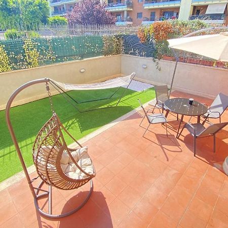 Sun Nest Apartment - Terrace & Garage Fiumicino Eksteriør billede